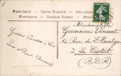 CPA Fantaisie Paques Poisson Enfant 1er Avril