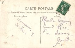 CPA Fantaisie Paques Poisson Femme 1er Avril