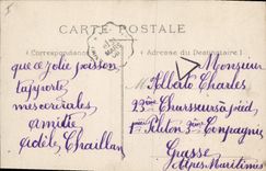 CPA Fantaisie Paques Poisson Femme 1er Avril 