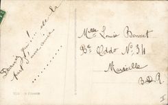 CPA Fantaisie Paques Poisson Femme 1er Avril 