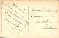 Vintage Postcard Dimensions Azure Gathering of the Tuberoses