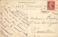 CPA Cueillette des fleurs d'orangers Parfumerie Bruno Court Grasse 