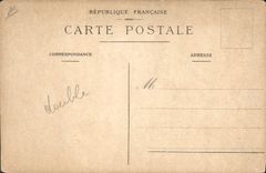 Vintage Postcard Dimensions Azure the gathering of the flowers of orange trees Fatty Parfumerie Bruno Court