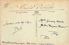 Vintage Postcard Dimensions Azure the gathering of the daisies