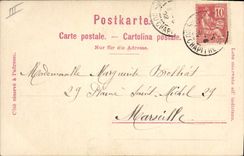 Vintage Postcard Fantasy Illustrator Woman Chrysanthemum