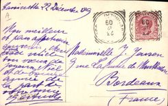 Vintage Postcard Fantasy Illustrator native Buon Woman