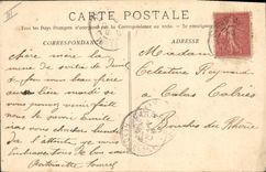 CPA Corrida Taureau Course de taureaux Toreador appelant l'attention du taureau avant de le passer a la muletta 