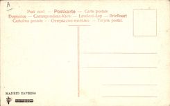 Vintage Postcard Bullfight Banderillro Bull