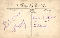 Vintage Postcard Boat Paris Steamer of the Transatlantic Co Le Havre great descent