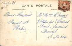 CPA Bateau Paquebot Paris Le Havre 