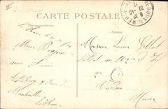 CPA Bateau Paquebot Le Havre La Provence par gros temps 