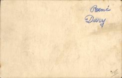 Postal Rene Dary Le el Fisgón Marin