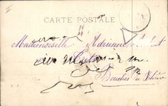 CPA Fantaisie Femme Poisson 1er Avril 