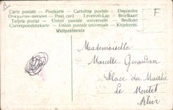 Vintage Postcard Fantasy Poisson Cigarette April 1st Flowers