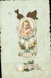 Vintage Postcard Fantasy Child Baby Poisson April 1st