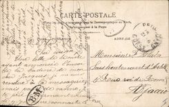 CPA Fantaisie Femme 1er Avril Poisson 