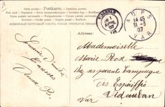 CPA Fantaisie Poisson 1er Avril 