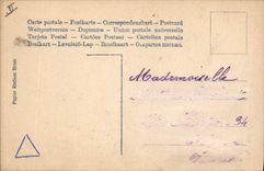 Vintage Postcard Fantasy Woman April 1st Poisson Octopus Octopus