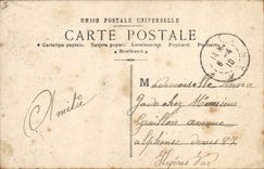 CPA Fantaisie Femme 1er Avril Poissons 