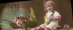CPA Fantaisie Enfant Poissons 