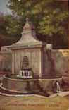 Vintage Postcard the fountains parfumees Fatty Fatty