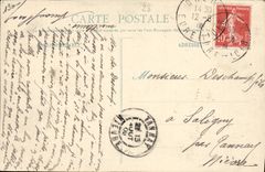 Postal Caza Perro Perros Cazas perseguir antes el limpió a CUMBRE