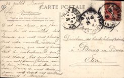 Postal Caza Perro Perros Caza que debe perseguirse en taladro de Fontainebleau a vuelven CUMBRE