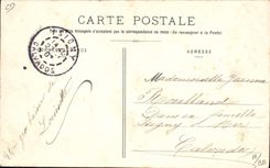 Postal Caza Perro Perros una Caza que debe perseguirse en el taladro de Dreux los capataces y el contramaestre CUMBRE