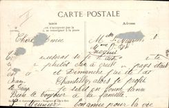 Postal Caza Perro Perros Paseo de la jauría tiene Chantillí