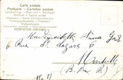 CPA Fantaisie Enfant Lapins Paques 