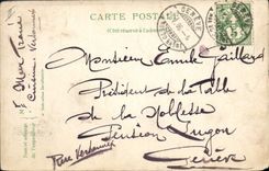 Vintage Postcard Fantasy Woman With the attack of the Militaria citadel