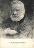 Vintage Postcard Victor Hugo by Bastien Lepage Museum