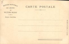 Postal Victor Hugo Historia de un crimen