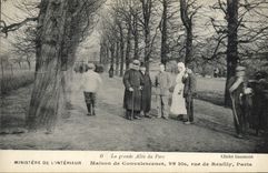 Vintage Postcard Ministry for the interior House of convalescene Street of Reuilly Paris Militaria