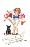 CPA Chiens Chien Enfant 