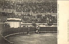 Vintage Postcard Bullfight Bullfight Nimes the brindis