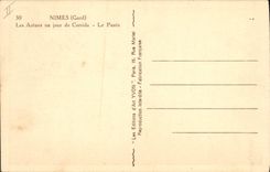 CPA Corrida Course de taureaux Nimes Les arenes un jour de corrida Le Paseo 