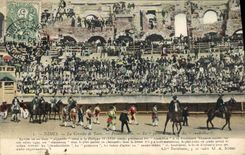 CPA Corrida Course de taureaux Nimes La corrida de toros Preliminaires 