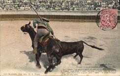 CPA Corrida Course de taureaux Nimes La corrida de toros 