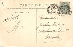 CPA Corrida Course de taureaux Banderillero se preparant a banderiller au demi tour 