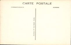 Vintage Postcard Bateau Interior Steamer of the Paris Deck chair the coffee am in hiding