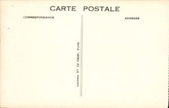 Vintage Postcard Bateau Interior Steamer of the Deck chair Paris Dining room of a cabin of great luxury