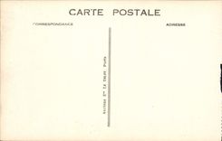 Vintage Postcard Boat Interior Steamer of the Deck chair Paris Smoking-room of the 2nd classes