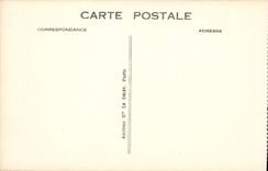 Vintage Postcard Boat Interior Steamer of the Deck chair Paris Cabin of great luxury