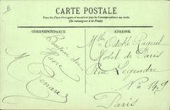 Vintage Postcard Bateau La Provence Steamer fixes cig of it Le Havre