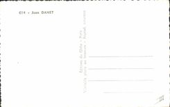 Postal Cine Jean Danet