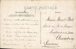 CPA Fantaisie Paques Poisson Homme 