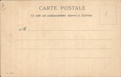 CPA Fantaisie Paques Poisson Homme 