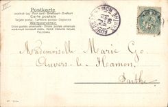 CPA Fantaisie Paques Poisson Femme 