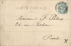 CPA Fantaisie Paques Poisson Enfant Ange 